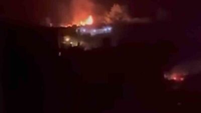 Bursa’da, Nilüfer ilçesinde bir bağ evinde meydana gelen yangın, korku