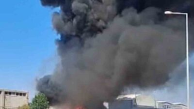 Bursa’nın Osmangazi ilçesinde çöplük alanında meydana gelen yangın, bölge halkında
