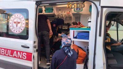 Bursa’nın İnegöl ilçesinde meydana gelen bir trafik kazasında otomobil ile