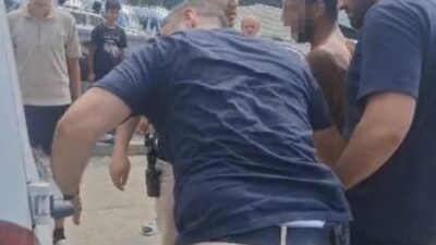 Bursa’nın İznik ilçesinde bir marketten televizyon çalma iddiasıyla suçlanan şüpheli,