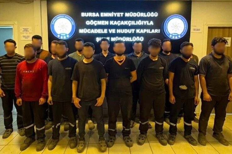 Bursa’da kaçak göçmen işçi çalıştırdığı tespit edilen iş yerlerine yönelik