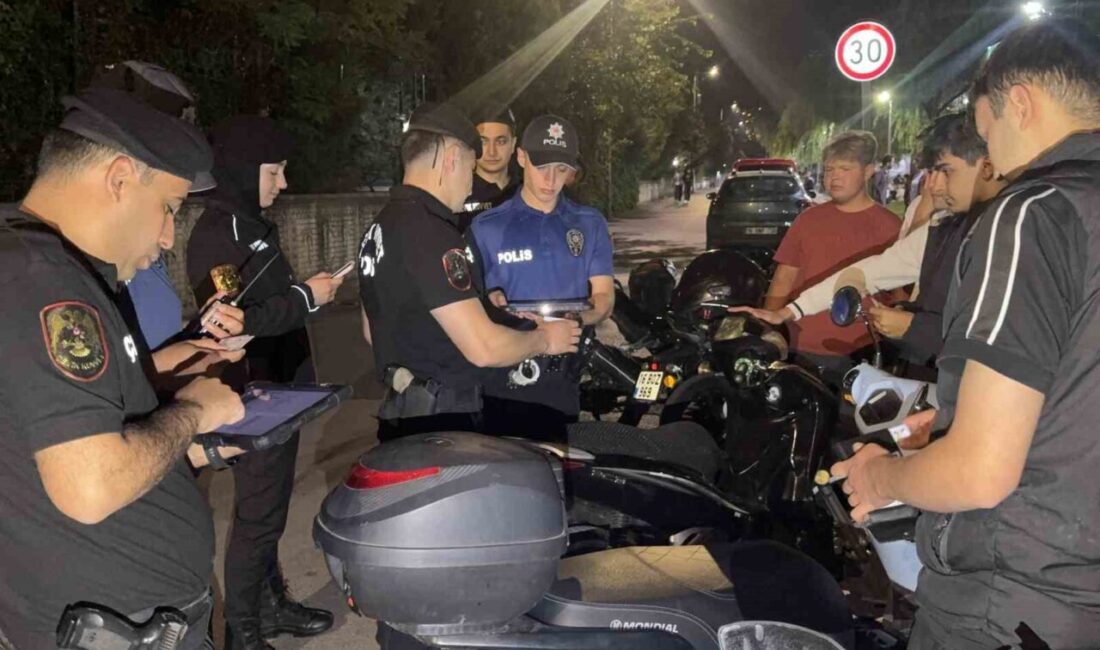 Bursa’da, Yükseköğretim Kurumları Sınavı (YKS) öncesinde, Bursa İl Emniyet Müdürlüğü’nün