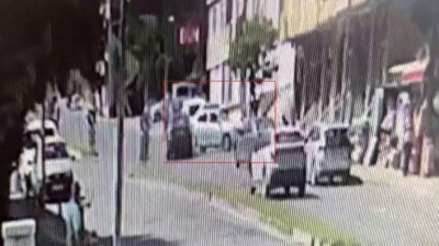 Büyükçekmece’de meydana gelen kazada, 20 yaşındaki ehliyetsiz sürücünün durağa çarpması