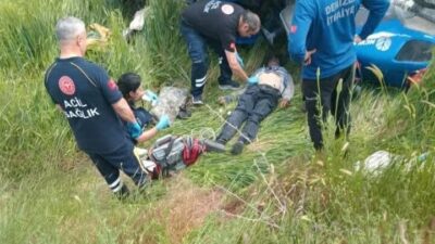 Denizli’nin Çameli ilçesinde meydana gelen traktör kazasında 60 yaşındaki bir