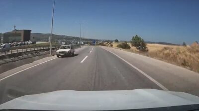 Çanakkale-Bursa karayolunda dün sabah saatlerinde ters yönde seyreden ve alkollü