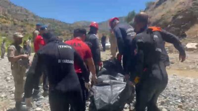 Diyarbakır’ın Lice ilçesi ile Bingöl’ün Genç ilçesi sınırındaki Sarım Çayı’na