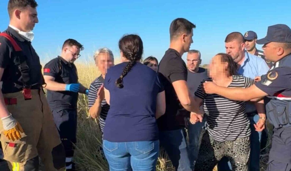 Edirne’de sulama kanalında hayatını kaybeden motosiklet sürücüsünün cenazesi başında çıkan