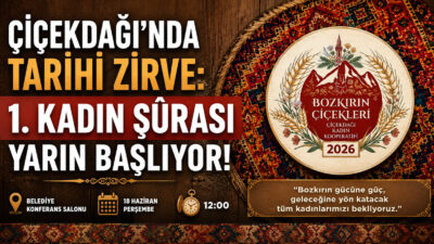Kırşehir’in Çiçekdağı ilçesinde, kadınların sosyal, kültürel ve ekonomik hayattaki rolünü