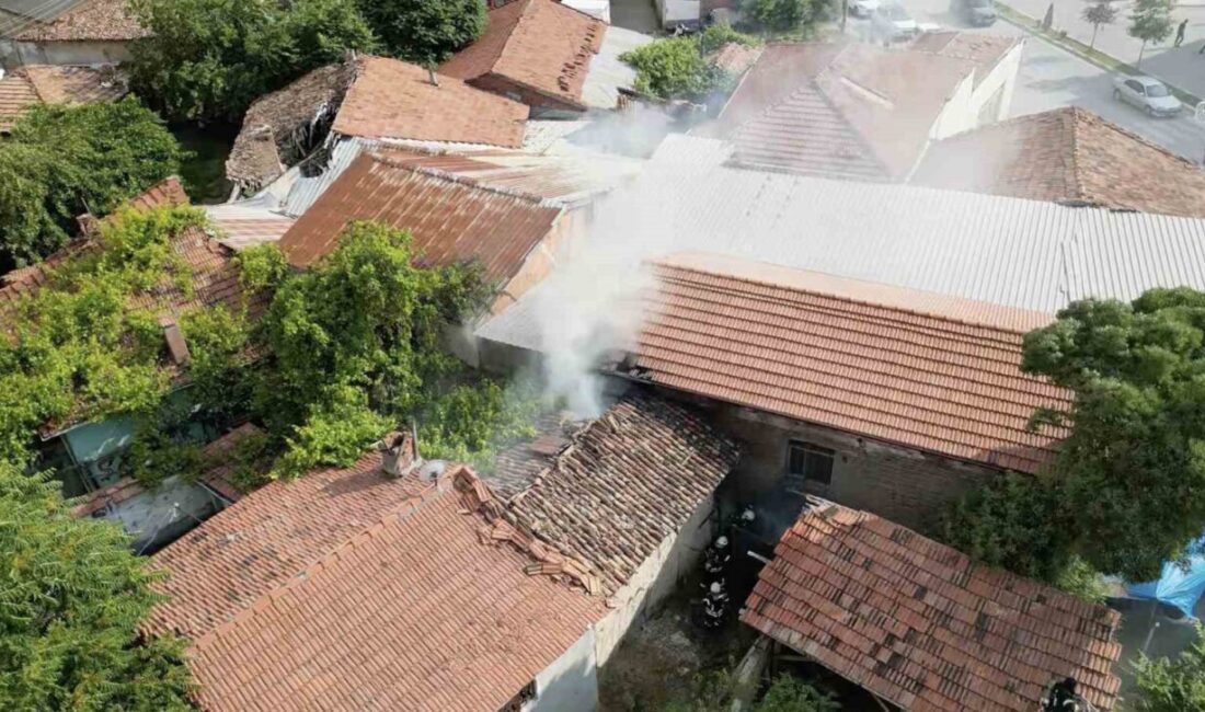 Çorum’da, Çöplü Mahallesi Kunduzhan 3. Sokak’ta bulunan bir metruk evde