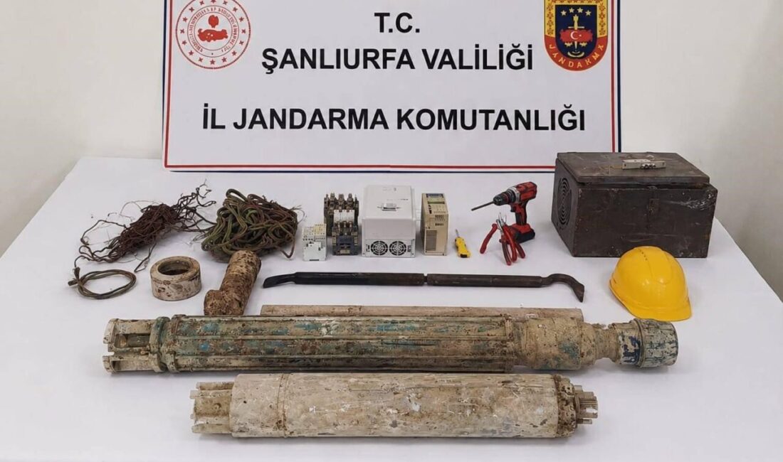 Birecik ilçesinde bir çiftçi, dalgıç pompasının çalındığını iddia ederek jandarma