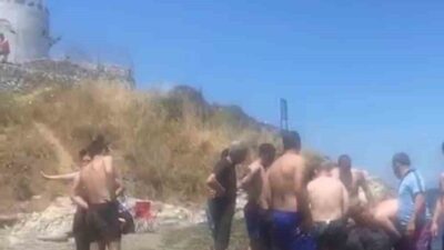 Bursa’nın Mudanya ilçesine bağlı Altınkum Sahili’nde, denize giren 60 yaşındaki