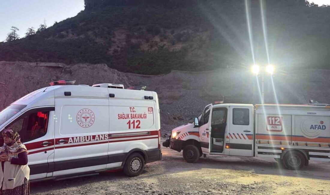Giresun’un Tirebolu ilçesinde meydana gelen şiddetli yağışların yol açtığı sel