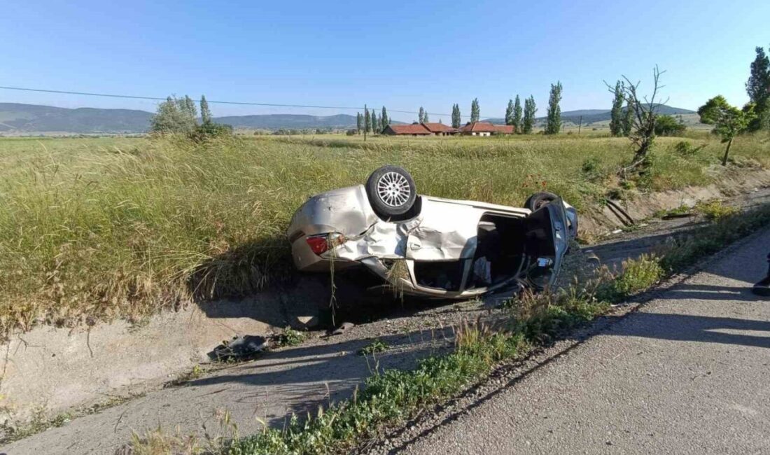 Afyonkarahisar’da, Taşoluk beldesine bağlı Sinanpaşa ilçesinde meydana gelen trafik kazasında