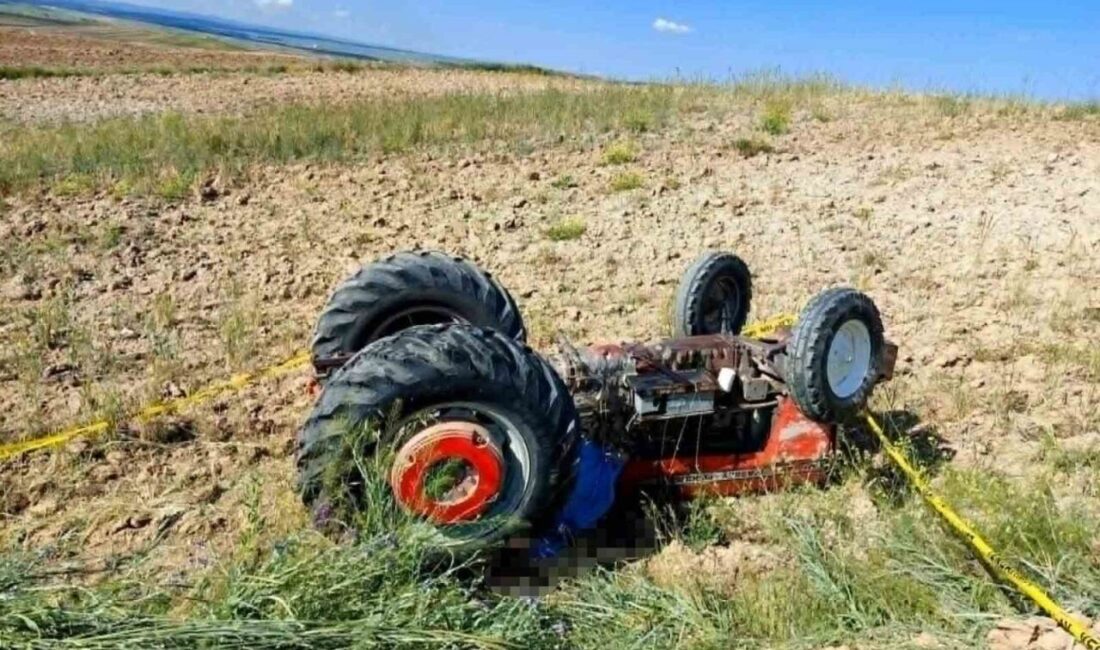 Nevşehir’de yaşanan acı bir kaza sonucunda traktör devrildi ve sürücü