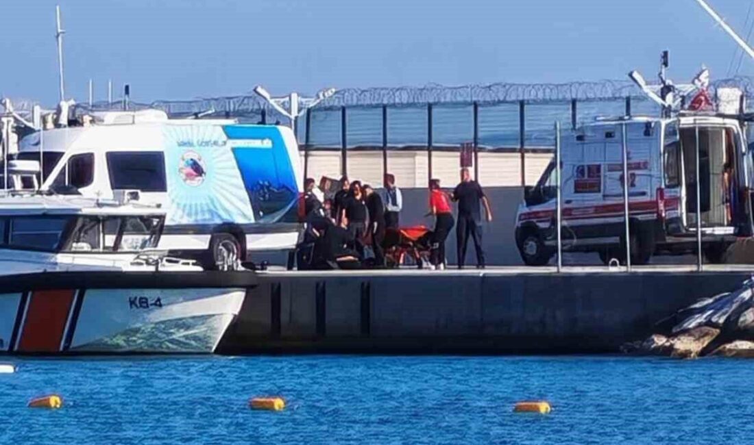 Didim ilçesinde balık avlamak için dalış yapan ve bir süre