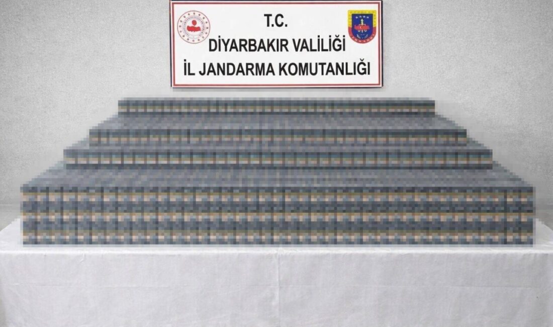 Diyarbakır’da gerçekleştirilen operasyonlarda 7 bin paket kaçak sigara ele geçirildi