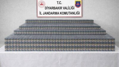 Diyarbakır’da gerçekleştirilen operasyonlarda 7 bin paket kaçak sigara ele geçirildi