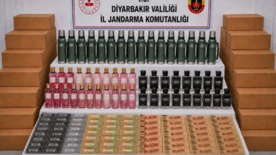 Diyarbakır’da, Jandarma ekipleri tarafından düzenlenen kaçakçılık operasyonlarında önemli miktarda malzeme