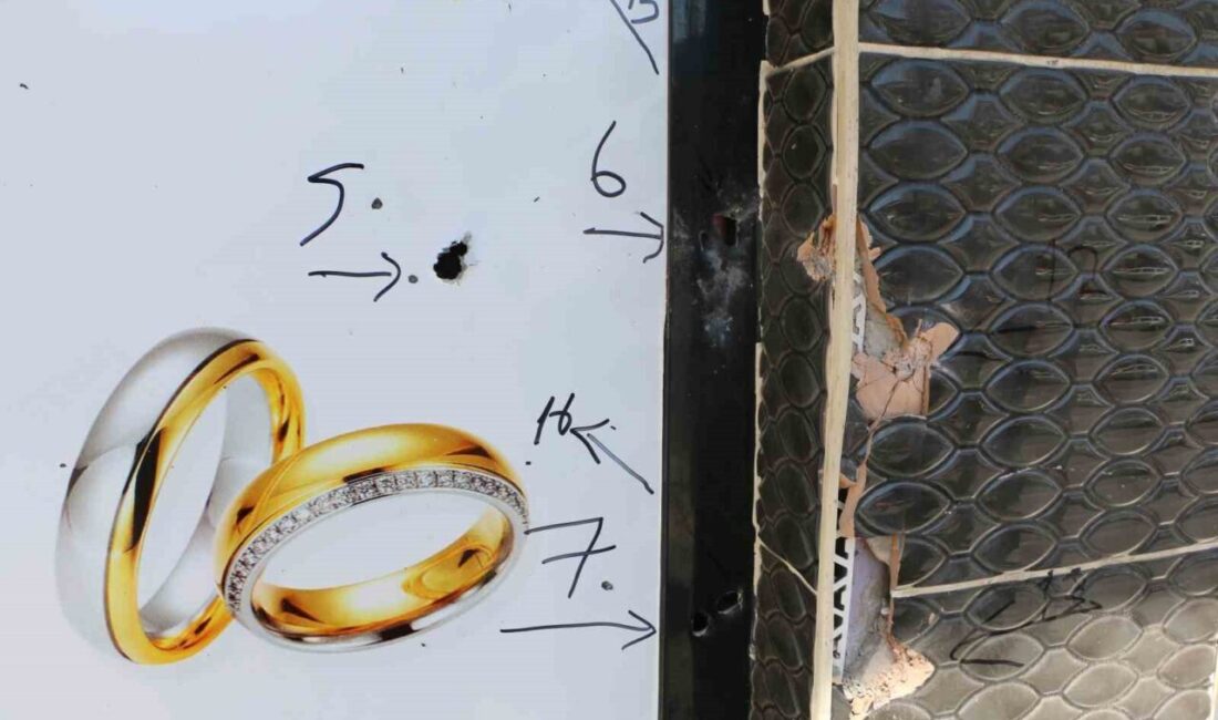 Diyarbakır’da maskeli bir saldırgan, Nükhet Coşkun Caddesi’ndeki bir kuyumcu dükkanına