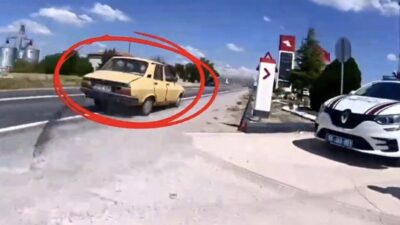 Yozgat’ın Boğazlıyan ilçesinde yapılan trafik denetimlerinde, dur ihtarına uymayan bir