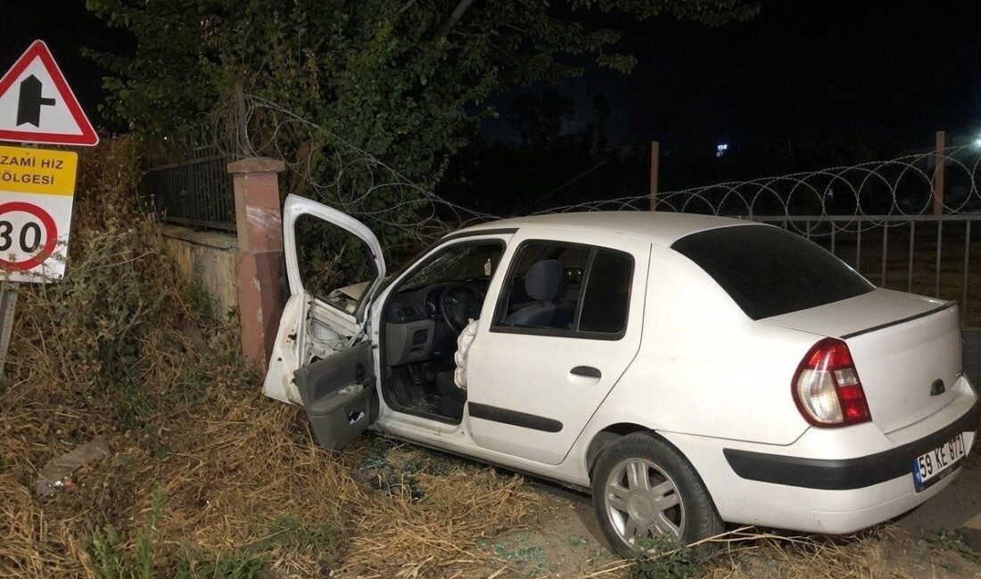 Muratlı ilçesinde meydana gelen trafik kazasında bir kişi yaralandı. Olay,