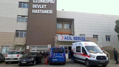 Uzunköprü ilçesinde bulunan bir çeltik fabrikasında, böcek ilacı kaynaklı gazdan