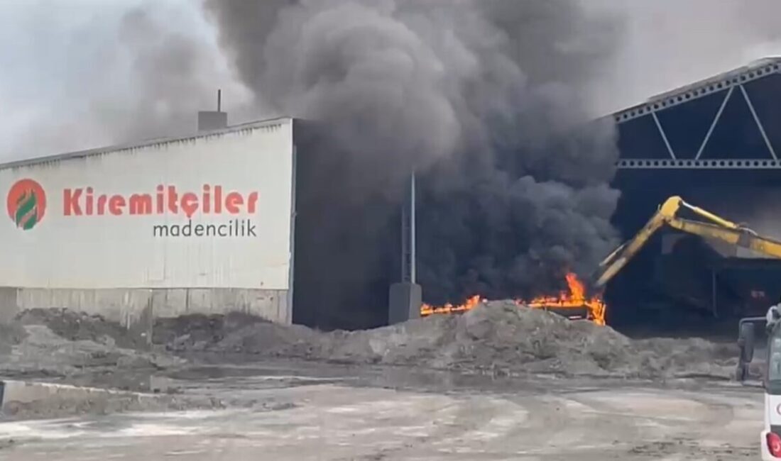 Edirne’nin Uzunköprü ilçesinde faaliyet gösteren bir maden işletmesinde çalışan işçilerin