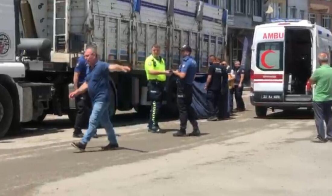 Havsa ilçesinde gerçekleşen trafik kazasında kamyonun çarptığı yayayı kaybettiren kaza,