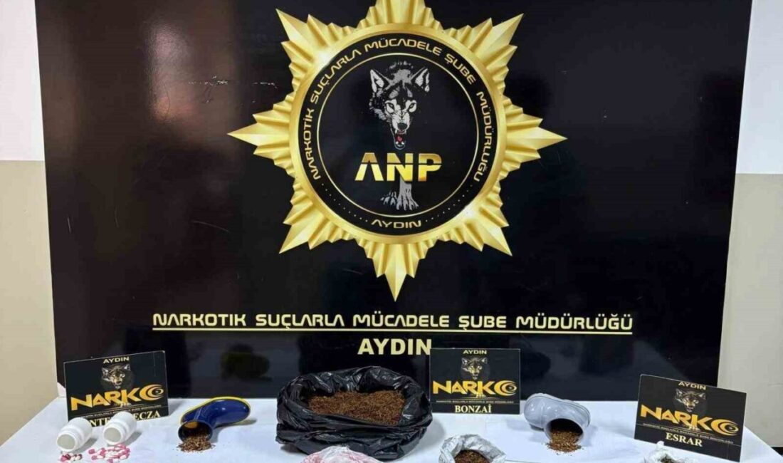 Aydın’ın Efeler ilçesinde uyuşturucuyla mücadele kapsamında gerçekleştirilen operasyonda 3 kişi