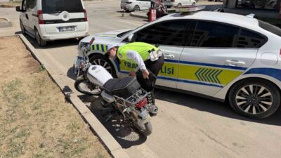 Adıyaman’da, 15 yaşındaki bir motosiklet sürücüsüne 130 bin TL ceza
