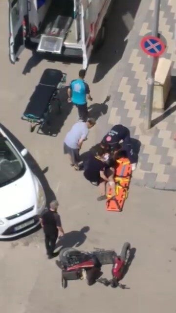 Elazığ merkezinde meydana gelen trafik kazasında bir motosiklet sürücüsü yaralandı.