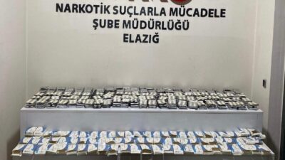 Elazığ ilinde polis ekipleri tarafından gerçekleştirilen operasyonda 10 bin 352
