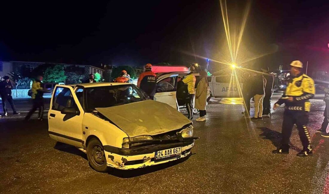 Erzincan’da meydana gelen trafik kazasında 5 kişi yaralandı. Kaza, Erzincan-Gümüşhane
