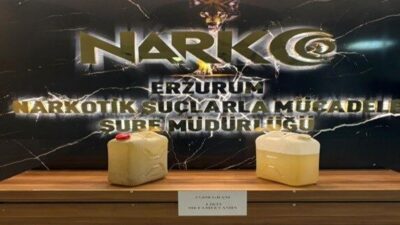 Erzurum’da gerçekleşen bir operasyonda, narkotik polisinin başarılı çalışması sonucunda piyasaya