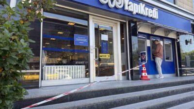 İstanbul Esenyurt’ta yer alan bir Yapı Kredi Bankası şubesi, kimliği