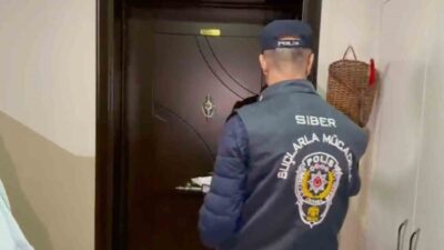 Eskişehir’de gerçekleştirilen bir siber suçlar operasyonunda, 16 şüpheli, yasa dışı