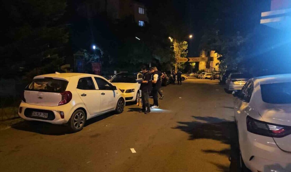 İstanbul Eyüpsultan’da, henüz kimlikleri belirlenemeyen kişilerin bir parkta bulunan gruba