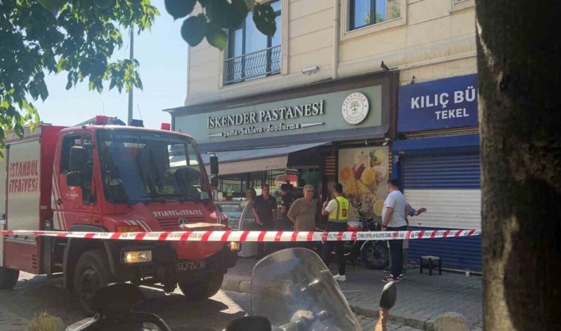 İstanbul’un Eyüpsultan ilçesinde bulunan bir pastanenin bodrum katındaki imalathanede çalışan