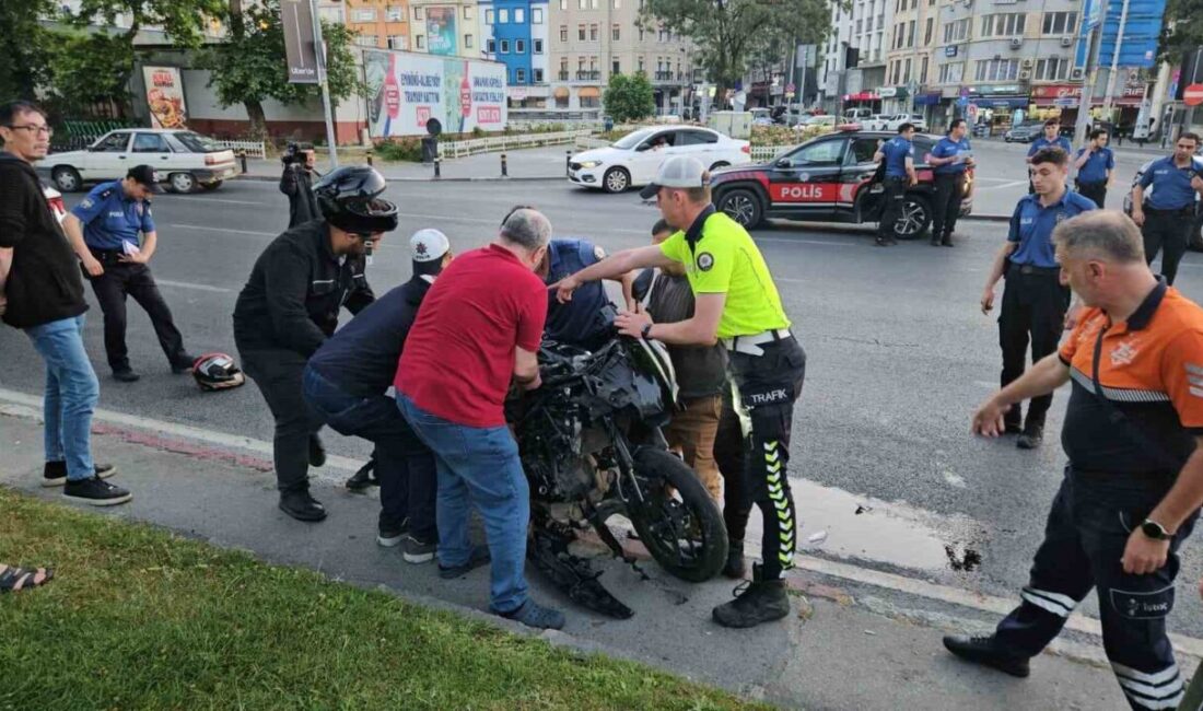 Fatih’te sabahın erken saatlerinde meydana gelen kaza, 3 motosikletin karıştığı