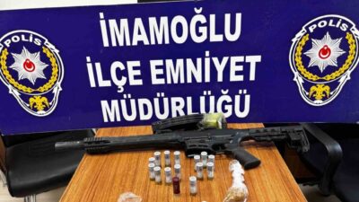 Adana’nın İmamoğlu ilçesinde uyuşturucu ve uyarıcı madde ticaretine yönelik yapılan