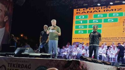 Tekirdağ’da düzenlenen 60. Uluslararası Kiraz Festivali’nde, Narkotik Suçlarla Mücadele Şube