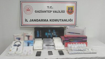 Gaziantep’te jandarma tarafından gerçekleştirilen operasyonlarda 2 ayrı iş yerinde toplam