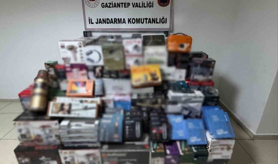 Gaziantep’te gerçekleştirilen operasyonda, toplam değeri 2 milyon 100 bin TL