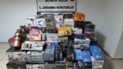 Gaziantep’te gerçekleştirilen operasyonda, toplam değeri 2 milyon 100 bin TL