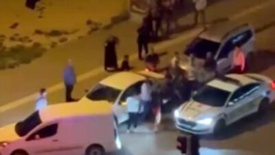 Gaziantep’te yaşanan bir kaza sonrası trafik meselesi nedeniyle çıkan anlaşmazlık,