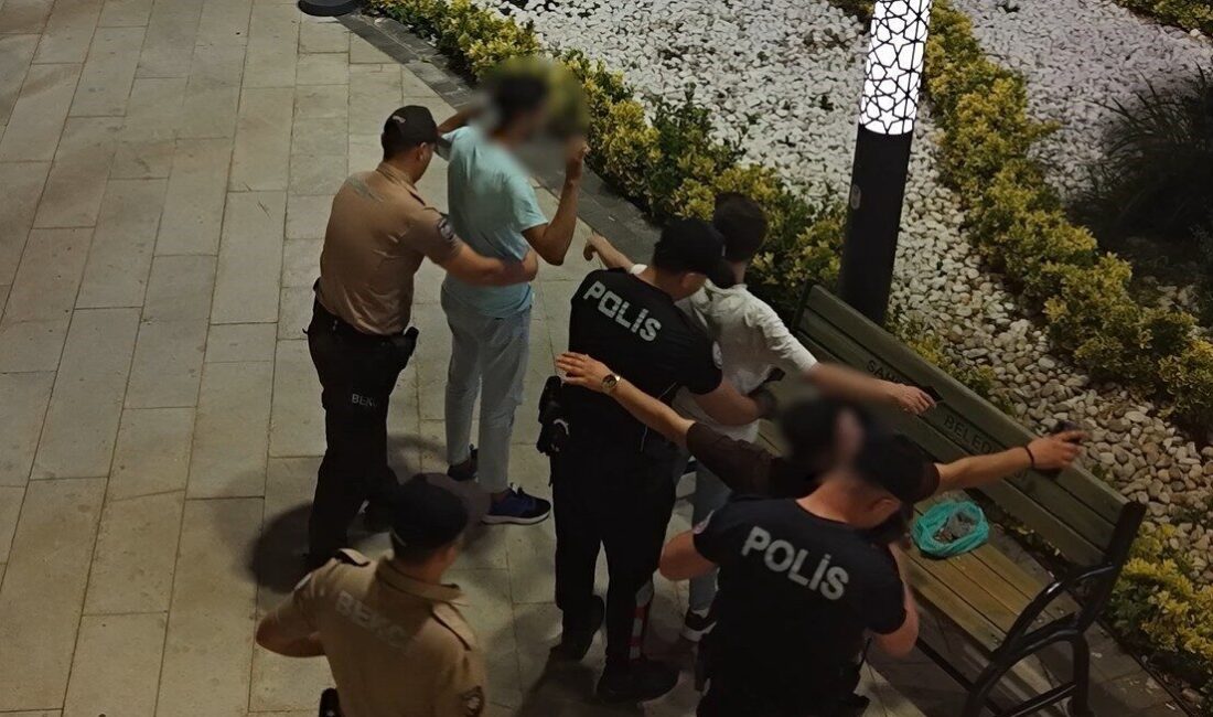 Gaziantep’te polis ekipleri, parklar ve çevrelerinde gerçekleştirdikleri denetimlerde toplam 847