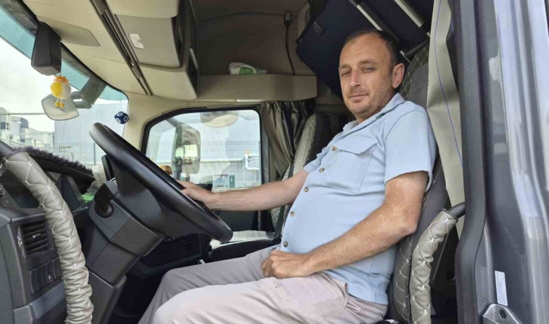 Eskişehir’de ailesinden miras kalan tır şoförlüğü mesleğini icra eden Fatih