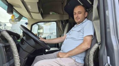 Eskişehir’de ailesinden miras kalan tır şoförlüğü mesleğini icra eden Fatih