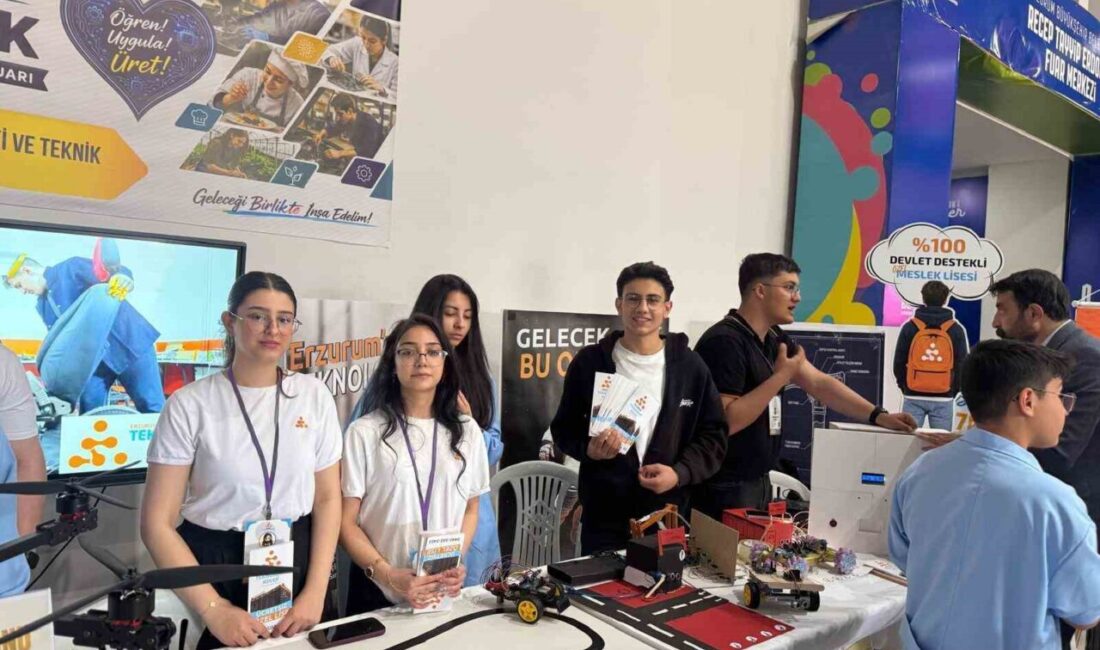 Erzurum’daki öğrencilerin tasarladığı zirai drone, akıllı baston ve ilaç takip