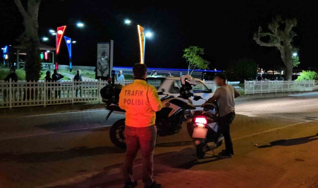 Cide ilçesinde abart egzoz nedeniyle gürültü kirliliğine yol açtığı tespit